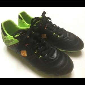DREAM PAIRS - OUTDOOR - BLACK & GREEN - SOCCER / FOOTBALL CLEATS